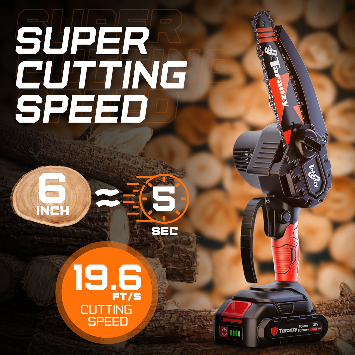 Best Mini Chainsaw Cordless | Electric Hand Chainsaw | Taranzy